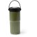 Vaso Tumbat acero inoxidable reciclado 600ml con pajita Verde oscuro