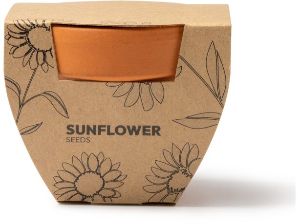 Maceteros personalizados de terracota Girax Crudo detalle 4