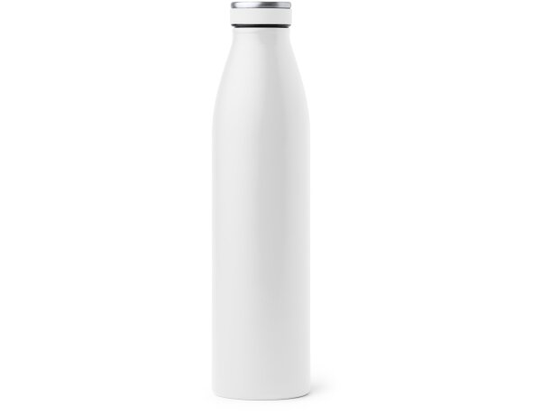 Botellas de acero inoxidable personalizadas térmica 750ml Yisel Blanco detalle 4