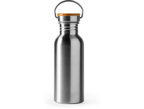 Botella de acero con asa plegable 620ml Boina Blanco detalle 4