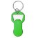 Llavero Tagan de aluminio reciclado con abridor de carrito Verde helecho
