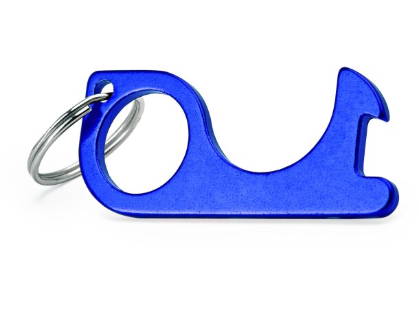 Llaveros originales pulsador de aluminio Ross Royal detalle 8