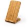 Cargador inalámbrico con soporte smartphone Gravity Bambu detalle 6