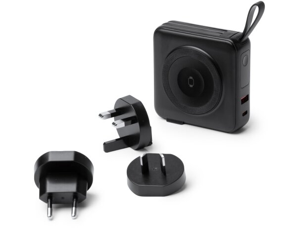 Batería externa Fremont 10000 mAh con carga inalámbrica 15W Blanco detalle 8