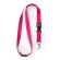 Lanyard colores variados de poliéster Guest Fucsia