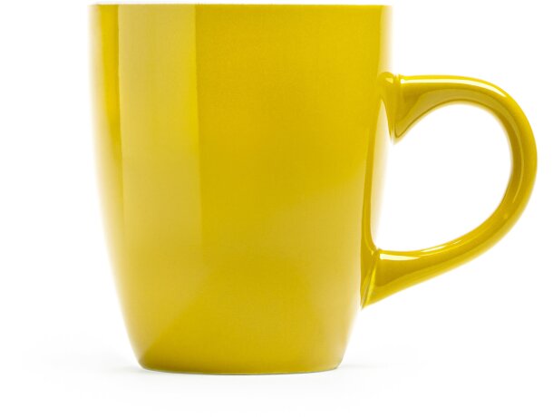 Tazas baratas en variados colores en cerámica Nolo Amarillo detalle 8