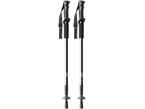 Set bastones trekking Vulcan aluminio con sistema amortiguación Negro detalle 11