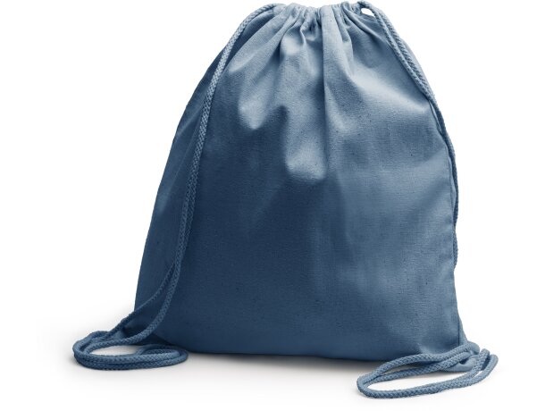 Mochila de cuerdas tela camaño variados colores 200 g/m2 Negro detalle 3