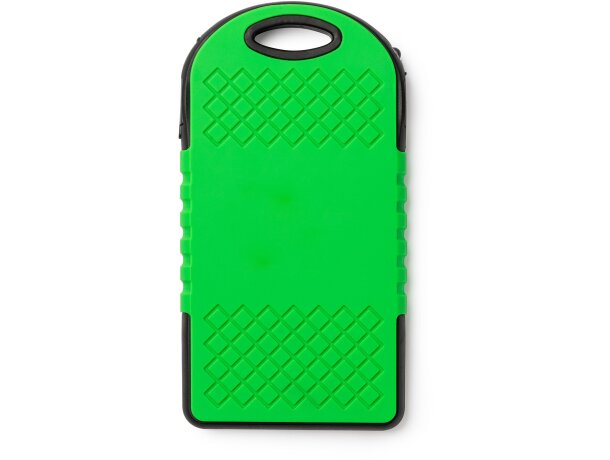 Bateria externa solar DROIDE Verde helecho detalle 14