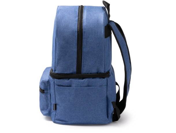 Mochila térmica SOLOY de RPET 300D con interior isotérmico Negro vigore detalle 2