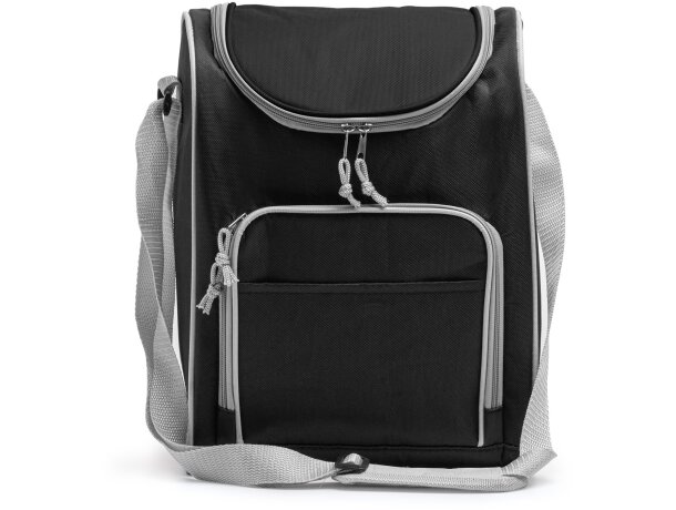 Mochila nevera Bayona poliéster 600D con aislamiento isotérmico Negro detalle 6