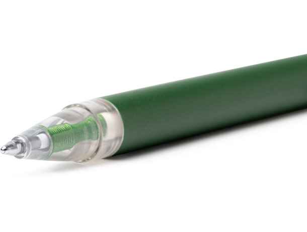 Bolígrafo Sigrid aluminio reciclado con pulsador y clip Blanco detalle 1