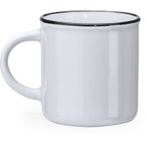 Taza Jack cerámica vintage bicolor asa redonda