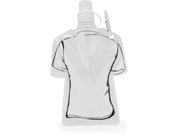 Botella Mandy RPET 470 ml con mosquetón y cierre seguridad Rojo detalle 14