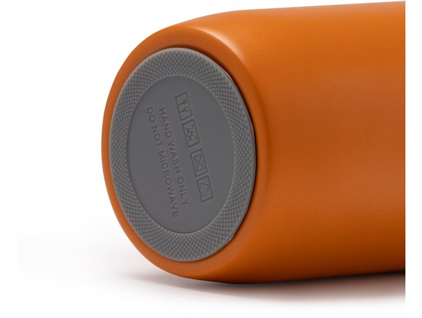 Vaso térmico Gredos con asa de acero inoxidable 550ml Blanco detalle 2