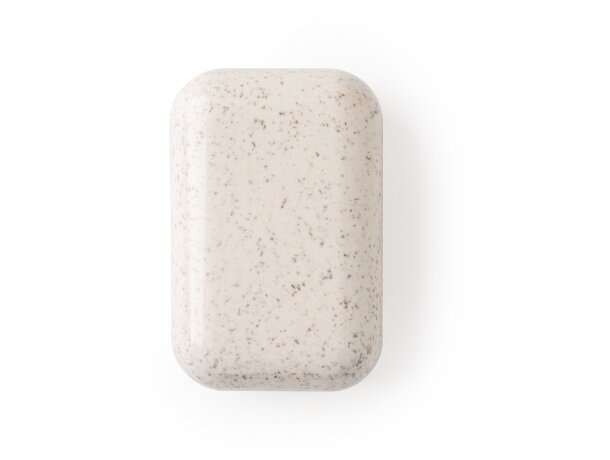 Auriculares corporativos Burak Bluetooth 5.0 fibra de trigo Crudo detalle 7