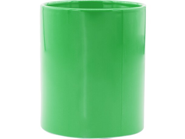Tazas para personalizar unisex en variados colores cerámica Verde helecho detalle 14
