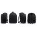 Mochila infantil poliéster 600D Wilde Negro detalle 1