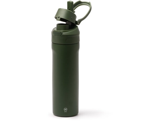 Bidón Kelis acero inoxidable reciclado con pajita 700ml Blanco detalle 5