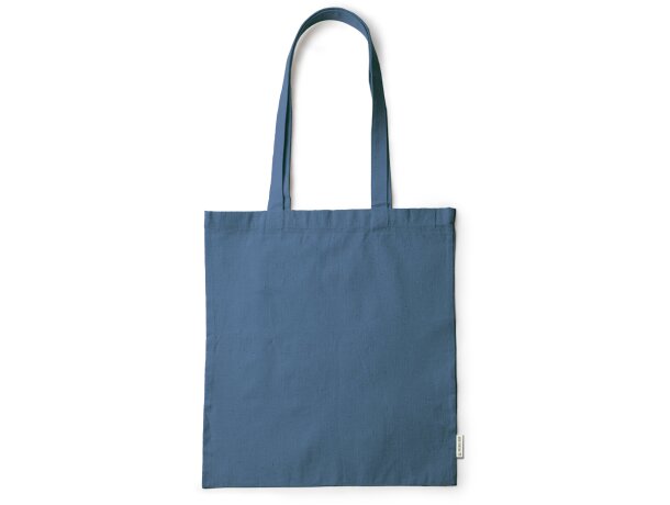 Bolsa ecológica asas largas de tela de cañamo 200 g/m2 Serpa Negro detalle 3