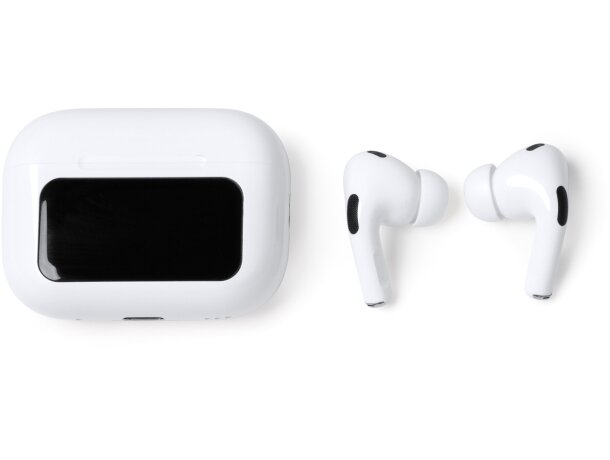 Auriculares bluetooth Marcus EP1566 con cancelación de ruido Blanco detalle 1
