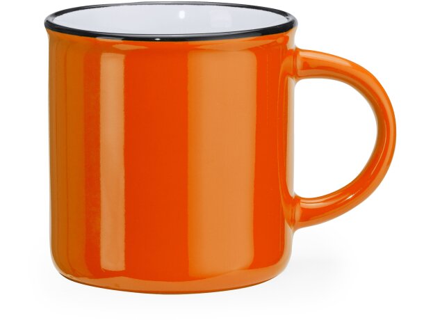 Taza JACK Naranja/blanco detalle 22