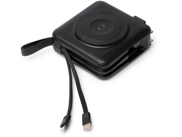 Batería externa Fremont 10000 mAh con carga inalámbrica 15W Blanco detalle 2