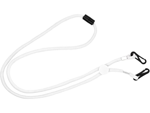 Lanyard HOLDE Blanco detalle 3
