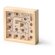 Juego de habilidad Minos en madera natural con laberinto Crudo detalle 4