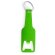 Llavero metálico abridor con forma de botella de aluminio Stout Verde helecho detalle 6