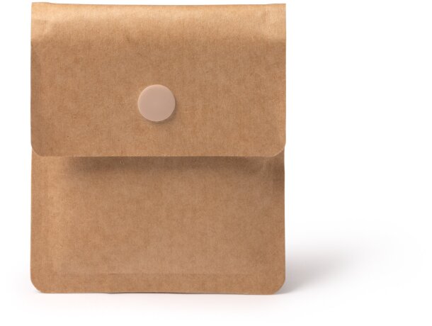 Cenicero Burma playa papel reciclado aluminio ignífugo portátil Crudo detalle 5