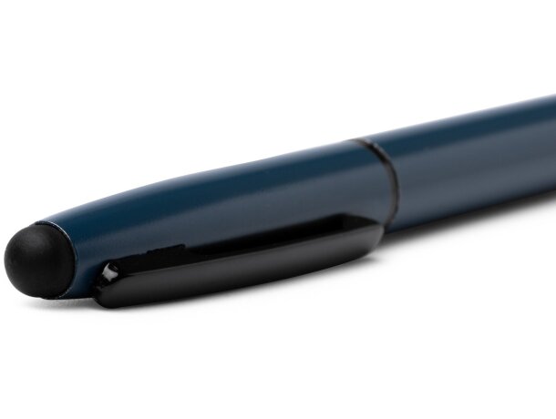 Bolígrafo roller Kurua aluminio reciclado con puntero táctil Blanco detalle 2