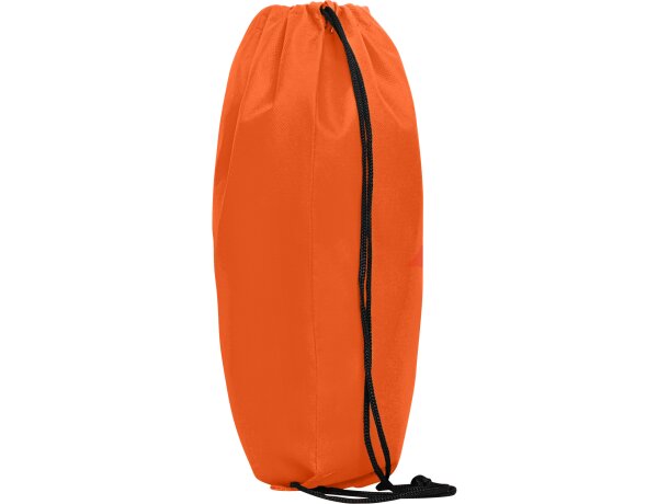 Mochila de cuerdas diversos colores non woven 80 g/m2 Calao Naranja detalle 25