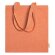 Bolsa algodón acabado jaspeado reciclado 120 g/m2 Rivoli Naranja