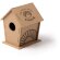 Casa pájaros Manik natural en MDF Crudo detalle 3