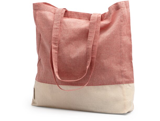 Bolsa algodón asas largas reforzadas reciclado 120 g/m2 Inca Negro detalle 2