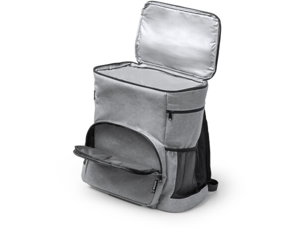 Mochila nevera Inuvik isotérmica RPET con compartimentos 22L Negro vigore detalle 1