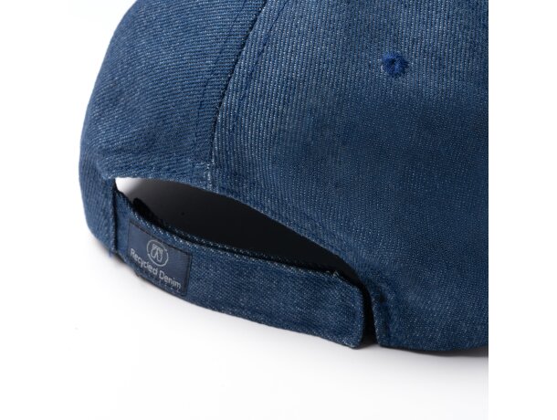Gorras béisbol 6 paneles de denim vaquero Isbud Vaquero detalle 3
