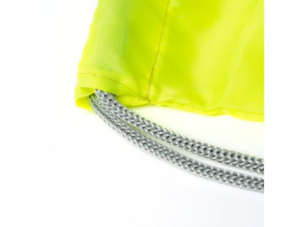 Mochilas de cuerdas personalizadas baratas reflectante poliéster 210D Labur Royal detalle 2
