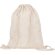 Mochila de cuerdas multiusos de algodón 140 g/m2 Mirlo Crudo detalle 5