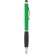 Bolígrafo con puntero táctil original de plástico metalizado tinta azul Semenic Verde helecho detalle 8