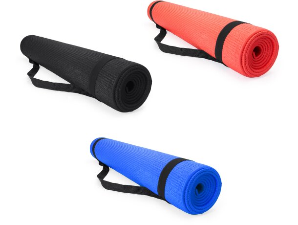 Esterilla de yoga personalizada unisex pvc 925 g/m2 Chakra Negro detalle 4