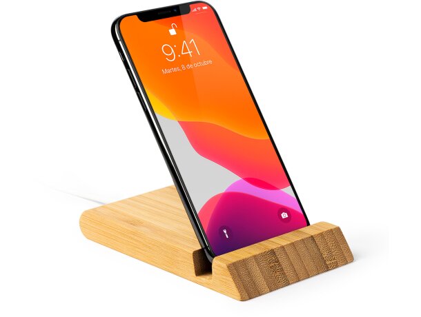 Cargadores inalámbricos con soporte smartphone Gamma Crudo detalle 1