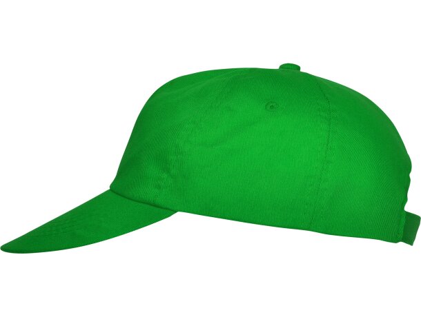 Gorra básica con logo a personalizar Verde helecho detalle 22