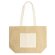 Bolsas de yute personalizadas asas largas unisex Gavia Crudo detalle 2