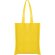 Bolsa tejido no tejido polipropileno sin fuelle 80 g/m2 Amarillo