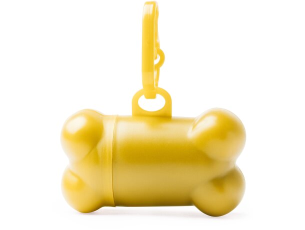 Dispensador bolsas para mascotas SIMBA Amarillo detalle 8