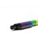 Bolígrafos originales pulsador de plástico tinta azul Sivan Multi color detalle 2