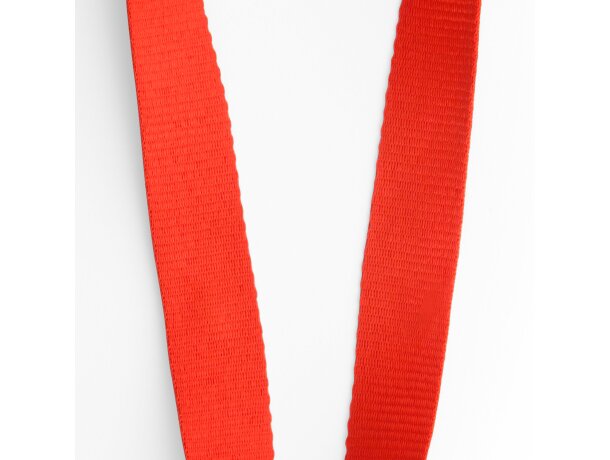 Lanyard colores variados de poliéster Guest Rojo detalle 20