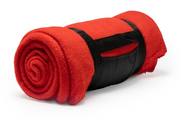 Manta polar poliéster 200 g/m2 Daneris Negro detalle 3
